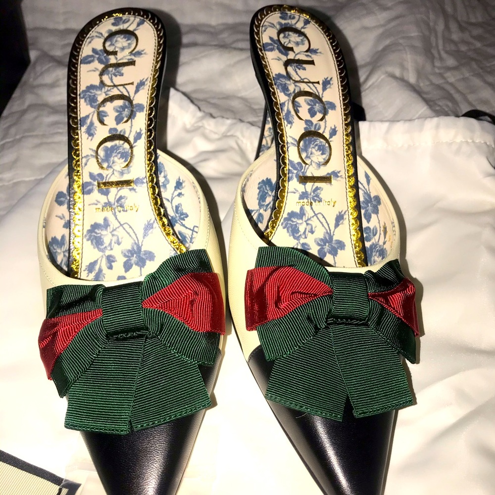 Gucci Slip on heel size 10 / 40 Only worn 1 time